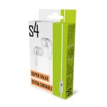 Гарнитура внутриканальная Smartbuy S4, белая, коробка (1/60)