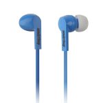 Наушники внутриканальные Smartbuy PRIME, динамики 10мм, плоский кабель, синие, 3 пары вставок (1/60)