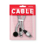 Дата-кабель Smartbuy 8pin HEDGEHOG серый 2 А, 1 м (iK-512HH gray) (1/100)