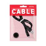Дата-кабель Smartbuy Type C кабель в рез.оплет. Gear, 1м. мет.након.,