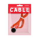 Дата-кабель Smartbuy Type C кабель в рез.оплет. Gear, 1м.мет.након.,
