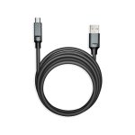 Кабель для зарядки и передачи данных, супертолстый BOLD MICRO USB черный, 3А, TPE, 1 м, Smartbuy (IK