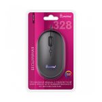 Мышь проводная бесшумная с подсветкой Smartbuy 328 черная (SBM328K) /40/