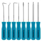 Набор крючков  и отверток, 8 шт, 0/45/90/135 град., D3x135мм, 4 отвертки, в кейсе, Smartbuy tools