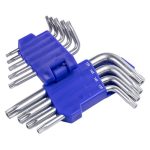 Набор ключей 9шт TORX T10-T50, с отверстием, CR-V сталь, Smartbuy PRO TOOLS (SBT-PRO-TSS-9)