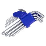 Набор HEX шестигранников 9 штук, длинные с шаром, 1.5-10, CR-V сталь, Smartbuy PRO TOOLS (SBT-PRO-HS