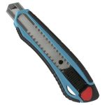 Нож строительный 18мм, отлам. лезвие, прорез. корпус, металл.направл,SmartbuyTools/144 SBT-KNB-18P2