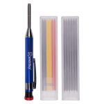 Чертилка/карандаш (скрайбер), набор ручка и 12 грифелей, 6 черн, 3x2 цветных, Smartbuy Tools