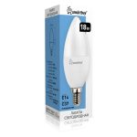Лампа LED свеча 18Вт E14 6000К C37 Smartbuy