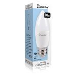 Лампа LED свеча 18Вт E27 4000К C37 Smartbuy