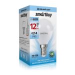 Лампа LED шар 12Вт E14 4000K P45 Smartbuy