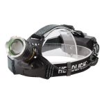 Фонарь налобный аккум LED Smartbuy SBF-HL041 10Вт сенсор. управление + zoom, 3 реж., акк. 18650