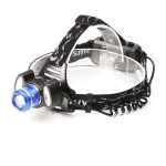 Фонарь налобный аккум LED Smartbuy SBF-HL028 5Вт+ 2*3Вт COB, 4 режима + zoom, акк. 2х18650 (1/50)