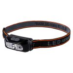 Фонарь налобный аккум LED Smartbuy SBF-HL049, сенсор, налобный ремень, Type C, ABS