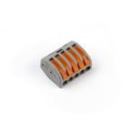 Строительно-монтажная клемма с рычажками, 5 отверстий (SBE-cwcc-5)