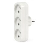 Тройник 3 б/з плоский 10А 250B Smartbuy (SBE-10-A02-3)/100