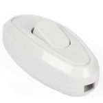 Переключатель бра Smartbuy, проходной белый 6А 240В