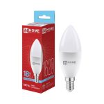 Лампа LED свеча 18Вт E14 6500К 220V 1620Лм СВЕЧА-VC IN HOME  (10/100)