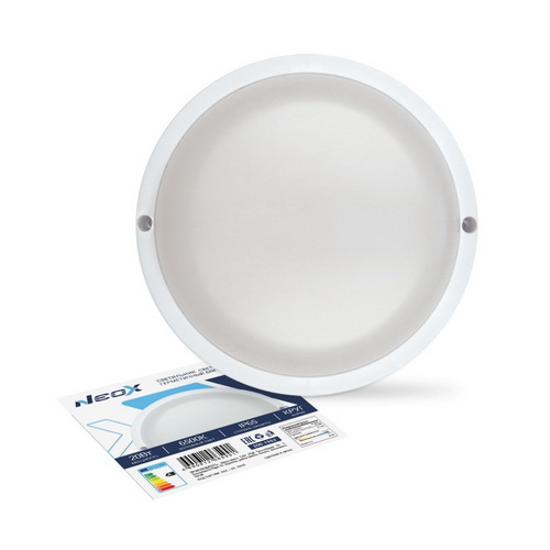 Светильник ЖКХ LED 20Вт круг 6500К СПП 2065-КРУГ 1800Лм 155мм IP65 NEOX (1/40)