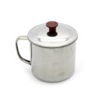 Кружка 500мл нержавейка, с крышкой, 10см (1/320)