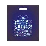 Пакет с вырубной ручкой 475*390*0,060 ПВД НОЧЬ (50)