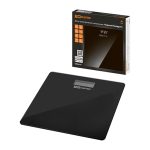 Весы электронные напольные TDM Черный Квадрат, стекло, деление 0,01 кг, макс. 180 кг, 28х28 см