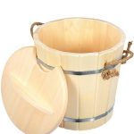 Запарник с крышкой 16л липа Hot Pot 33224