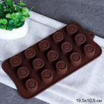 Форма для льда силикон 21*10,3*1,7см 15 ячеек HL-191