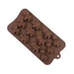 Форма для льда силикон 12 ячеек Динозавры HL-201