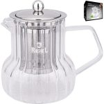 Чайник заварочный 750мл жаропрочное стекло, металлический фильтр R-8475
