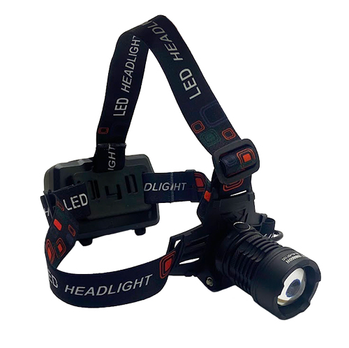 Фонарь налобный аккум LED X1-GT100/HT-237-GT100 1 ярк., 3 акк.+ шнур microUSB, zoom