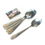 Ложка столовая нерж Золотой узор 2022-384 (6/600)