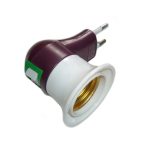 Патрон Е27 с вилкой + выключатель (1/800)