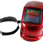 Маска сварщика Хамелеон, 9-13DIN,степень проник света -4 DIN,сол. бат., КРАСНАЯ (1/20)