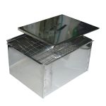 Коптильня 2-х уровневая НЕРЖ 300*235*175мм КОСТЕРОК в коробке