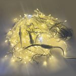 Гирлянда уличная LED ШТОРКА-БАХРОМА 20*0,6м 1500LED, теплая белая, толстый шнур, IP44 W4-20