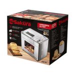 Хлебопечь SAKURA SA-7507 600Вт 15 программ 500/700/1000гр