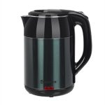 Чайник эл. SAKURA SA-2168MBG 1,8л, 1500/1800Вт, двухслойный корпус, черный/ серо-голубой