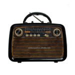 Приемник PX-1467 (FM/AM/SW) USB, TF, шнур microUSB, аккум 186520/2R20, фонарь