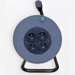 Катушка пластиковая для подключения провода 4 розетки c заземлением TDM (КК4-3100)