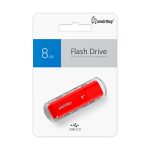 Флеш-драйв  8Gb Smartbuy USB 2.0 Dock Red