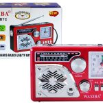 Приемник WAXIBA XB-742BTC AM/FM/SW USB/SD,Bluetooth,Часы,Фонарь. Питание:аккум 3.7V тип 18650 (1/48)