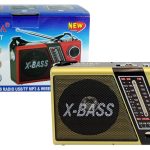 Приемник WAXIBA XB-751BT AM/FM/SW USB/SD,Bluetooth. Питание:аккум 3.7V тип 18650 +220W+2R20 (1/48)