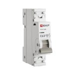 Автоматический выключатель 1P 63А (C) 4,5kA ВА 47-63N EKF PROxima (12)