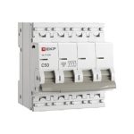 Автоматический выключатель 4P 50А (C) 4,5kA ВА 47-63N EKF PROxima (12)