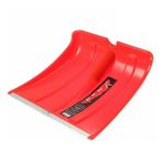 Лопата снеговая пластиковая 370*380 СНЕЖНИК/УМКА с планкой Б/Ч (1/10)