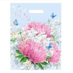 Пакет вырубной ПВД 400*310*0,030 Нежная Хризантема (50)