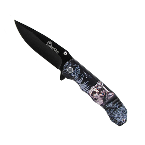 Нож 230 (F-230D) раскладной BOKER волк