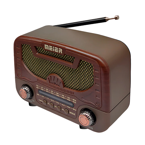 Приемник MD-1303BT 3 band FM, AM, SW акк. 18650, шнур TYPE-C, USB, TF, Bluetooth