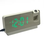 Часы-будильник электронные S-282A черный корпус, зеленые цифры